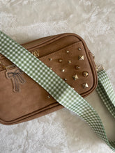 Load image into Gallery viewer, Green Gingham Bag Strap