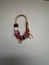 Load image into Gallery viewer, Red Carabiner Bag Charm