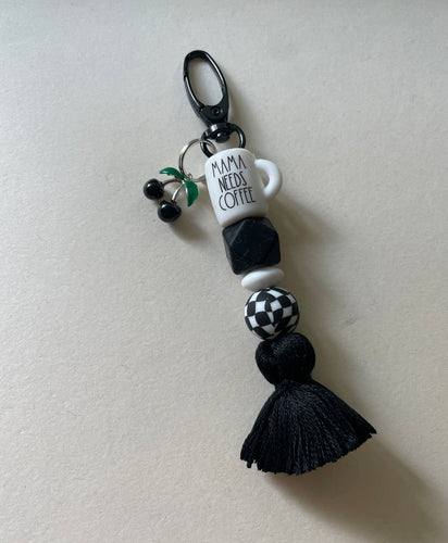 Mama Needs Coffee + Cherry Charm