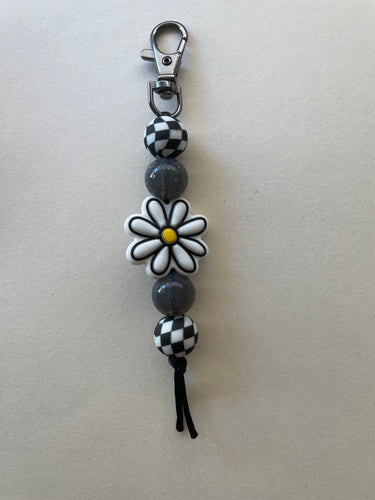 Checker/ Sparkle Flower