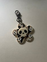 Load image into Gallery viewer, Skull Flower Acrylic keychain