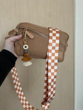 Load image into Gallery viewer, Golden Camel Checker Bag Strap