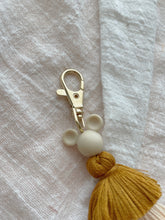 Load image into Gallery viewer, Ivory M mouse Keychain