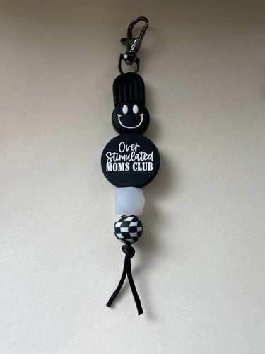 Overstimulated Moms Club Keychain