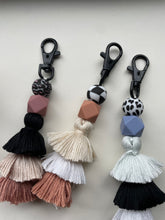 Load image into Gallery viewer, Dark Pink Cheetah Tassel