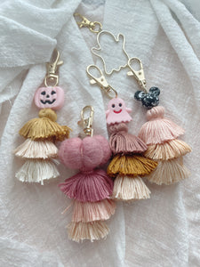 Pink Ghost Keychain