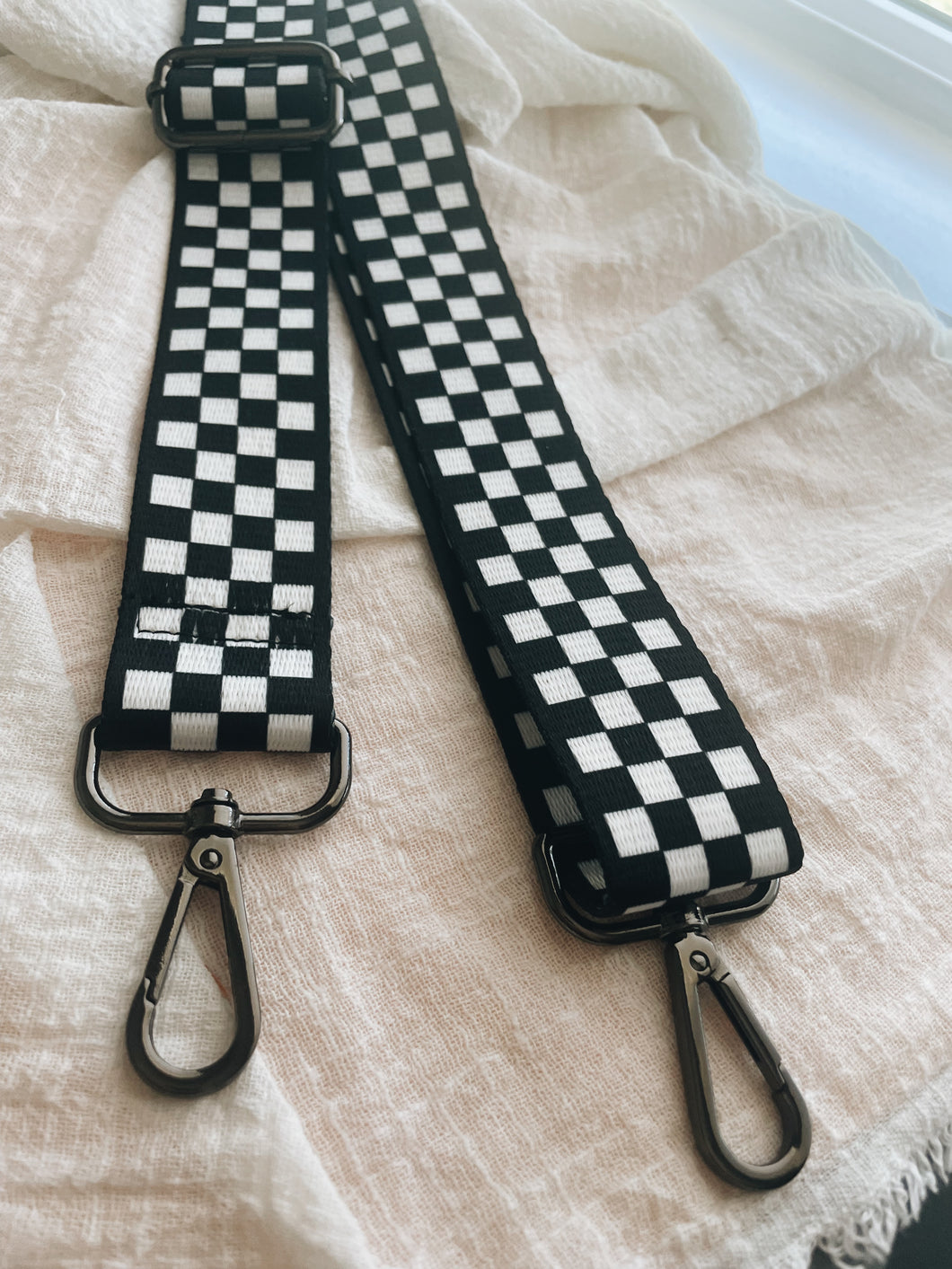 Gingham Bag Strap READY TO SHIP