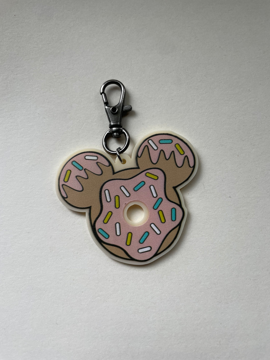 Donut Mouse Acrylic Keychain