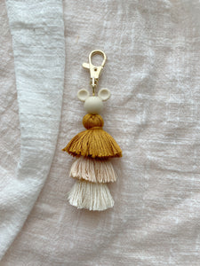 Ivory M mouse Keychain