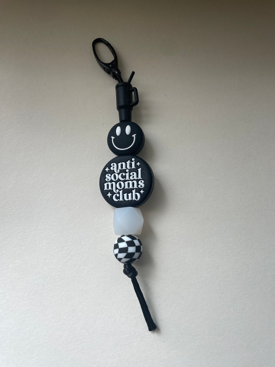 Tumbler Cup/ Anti Social Mom Keychain