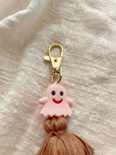 Load image into Gallery viewer, Pink Ghost Keychain