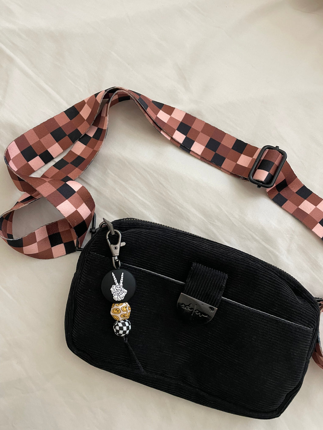 Fall Neutral Checker Strap
