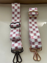 Load image into Gallery viewer, PINK CHECKER SKULL STRAP